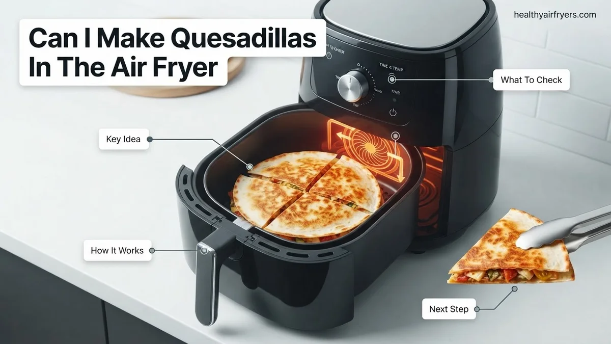 Can I Make Quesadillas In The Air Fryer Can I Make Quesadillas In The Air Fryer expert guide showing the main topic and key context