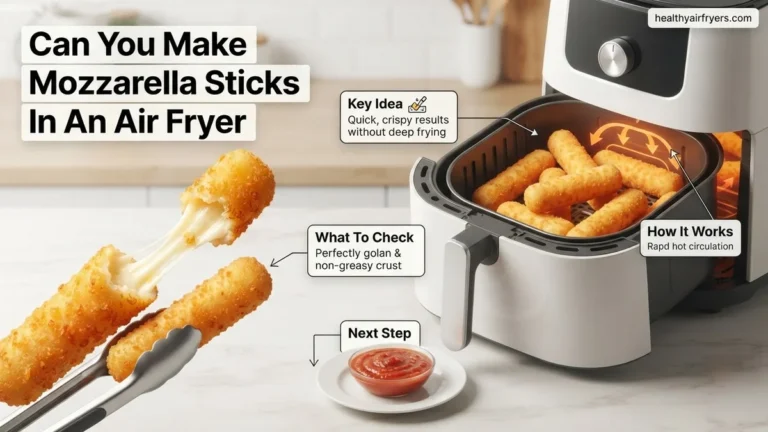 Can You Make Mozzarella Sticks in an Air Fryer? 2026