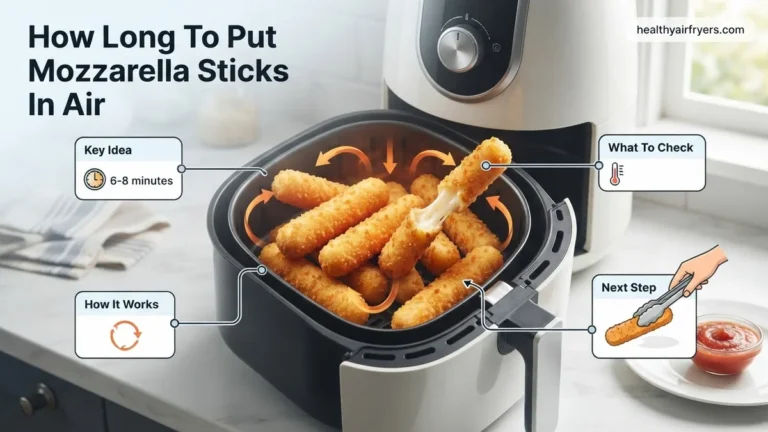 How Long to Put Mozzarella Sticks in Air Fryer 2026 Guide