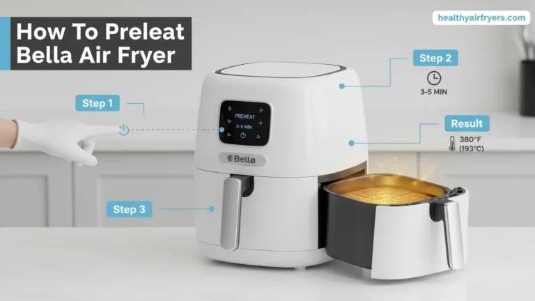 How to Preheat Bella Air Fryer Step-by-Step Guide 2026