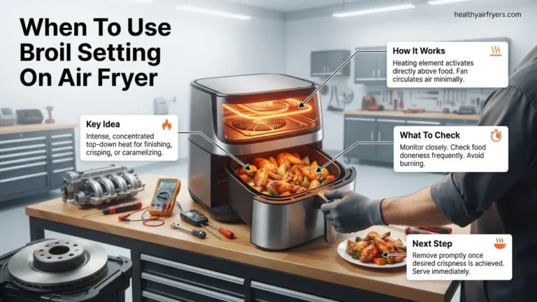 When to Use Broil Setting on Air Fryer Expert 2026 Guide