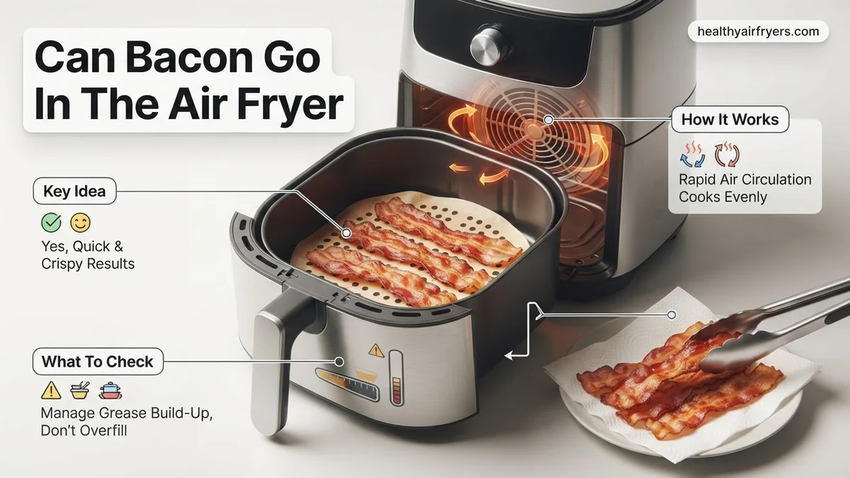 Can Bacon Go In The Air Fryer Can Bacon Go In The Air Fryer expert guide showing the main topic and key context