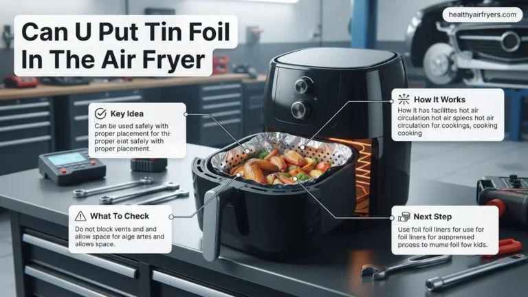 Can U Put Tin Foil in the Air Fryer? Real Expert Guide 2026