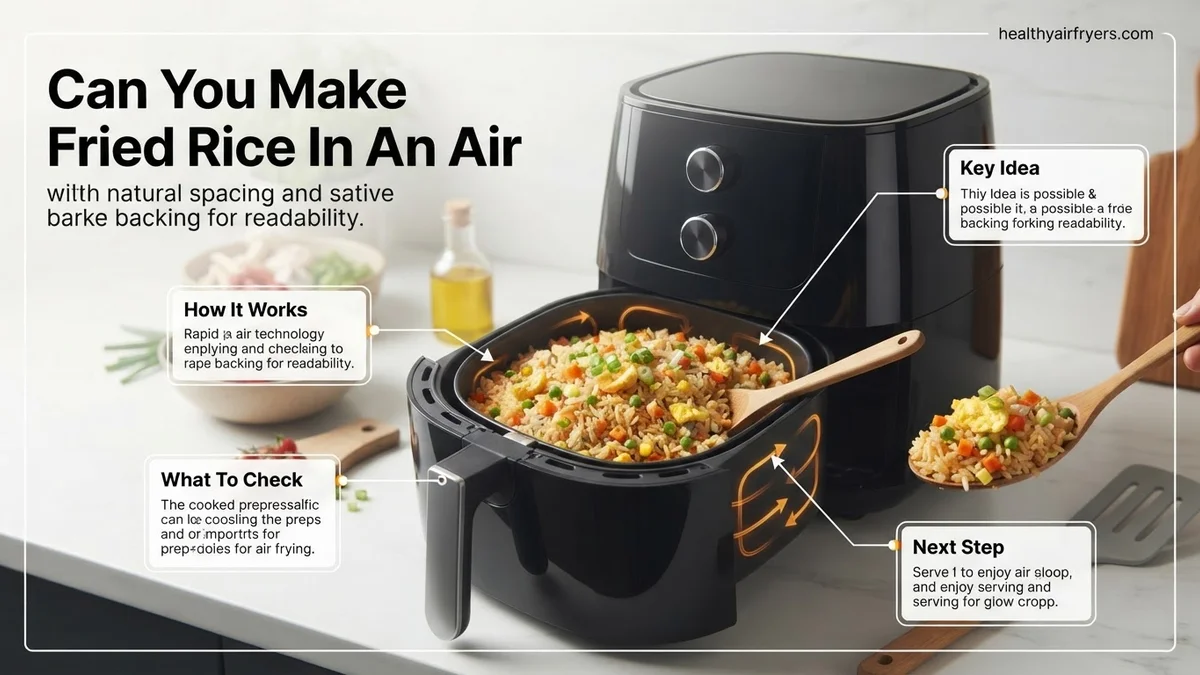 Can You Make Fried Rice In An Air Fryer Can You Make Fried Rice In An Air Fryer expert guide showing the main topic and key context