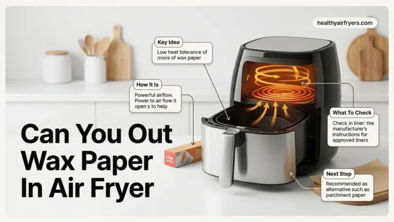 Can You Out Wax Paper In Air Fryer Can You Put Wax 2026