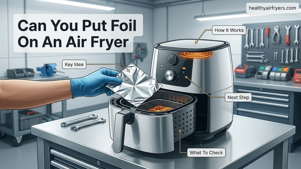 Can You Put Foil On An Air Fryer Can You Put Foil On An Air Fryer expert guide showing the main topic and key context