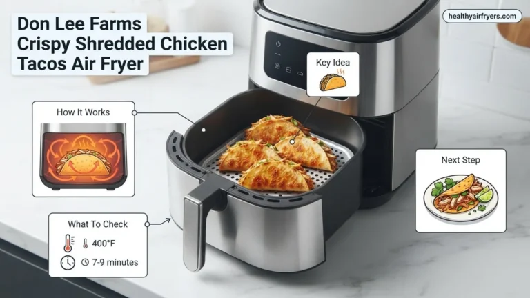 Don Lee Farms Crispy Shredded Chicken Tacos Air Fryer 2026