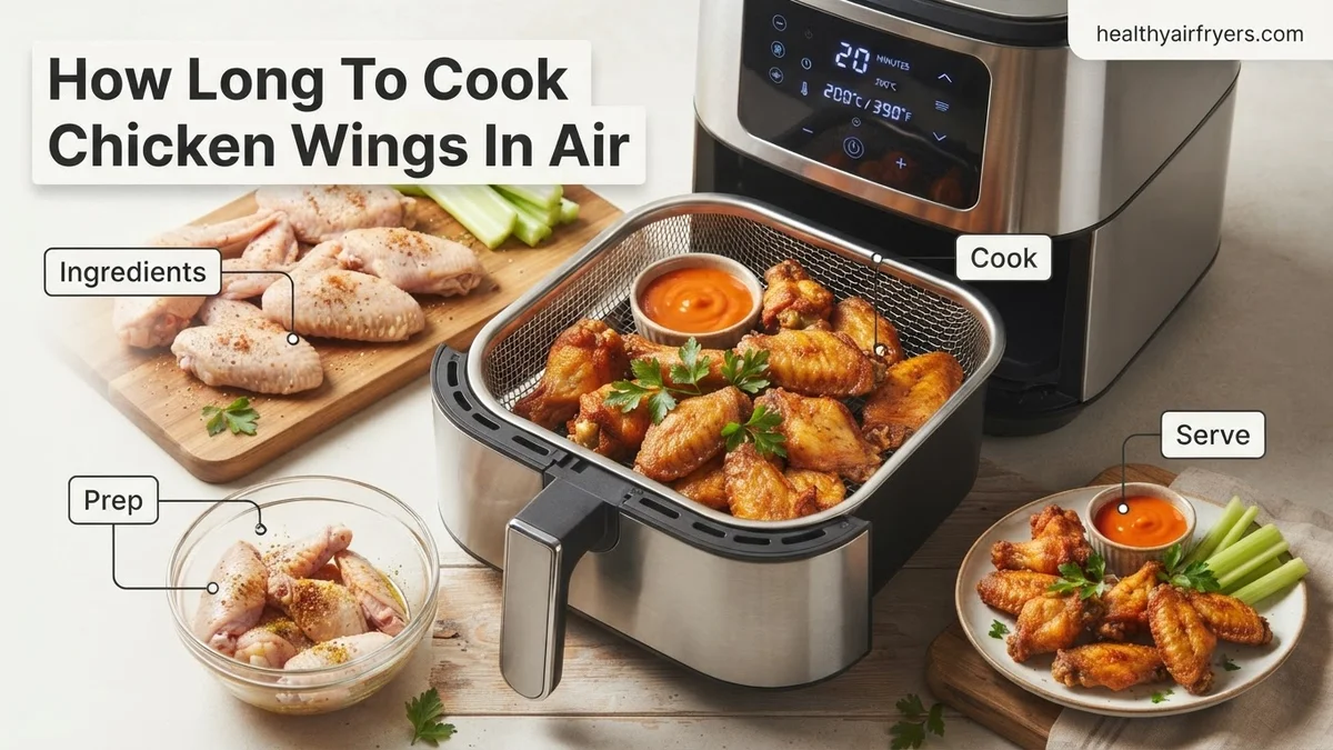 How Long To Cook Chicken Wings In Air Fryer Celsius How Long To Cook Chicken Wings In Air Fryer Celsius expert guide showing the main topic and key context