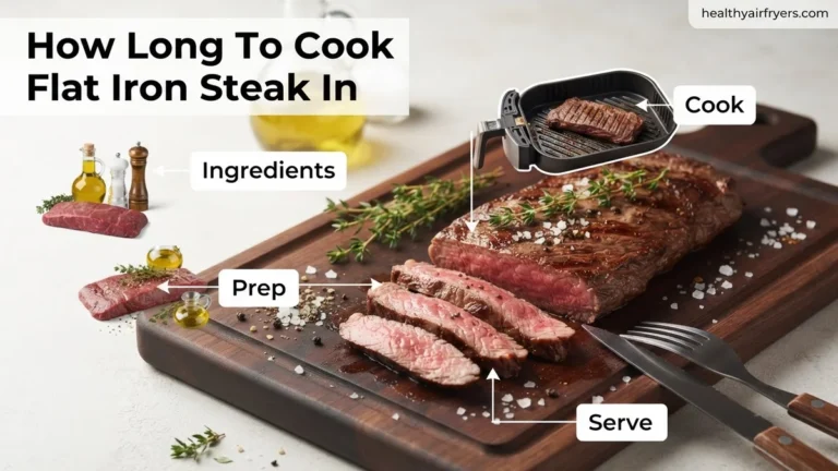 How Long to Cook Flat Iron Steak in Air Fryer Best 2026