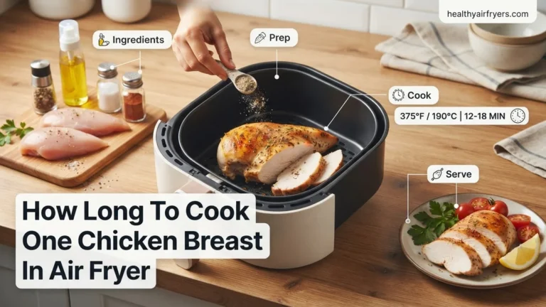 How Long to Cook One Chicken Breast in Air Fryer 2026 Guide