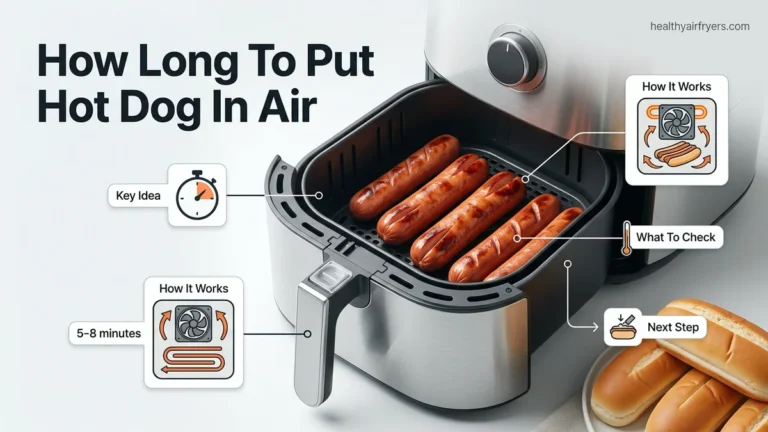 How Long to Put Hot Dog in Air Fryer Step-by-Step Guide 2026