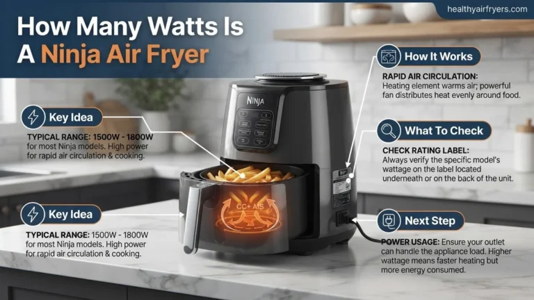 How Many Watts Is a Ninja Air Fryer? Best Guide for 2026