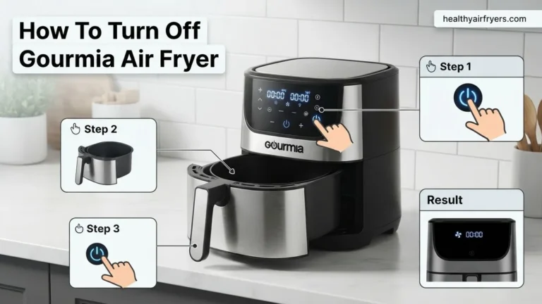 How to Turn Off Gourmia Air Fryer Step-by-Step Guide 2026